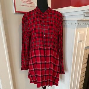 J.Jill Empire Button Down Shirt